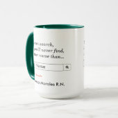 Mug Cadeau personnalisé pour les infirmières (Devant gauche)