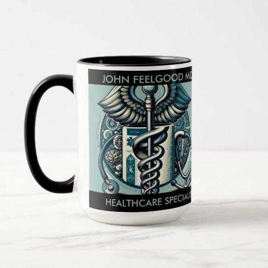 Mug Cadeau personnalisé pour les médecins (Gauche)