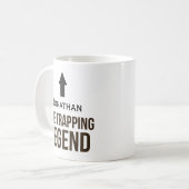 Mug Cadeau personnalisé pour les trappeurs (Devant gauche)