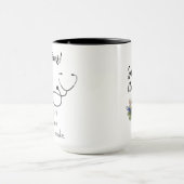Mug Cadeau personnalisé pour l'infirmière diplômée, RN (Centre)
