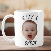 Mug Cadeau personnalisé pour papa avec photo de bébé