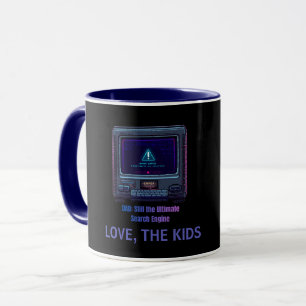Mug Cadeau personnalisé pour papa techno art pixel rét