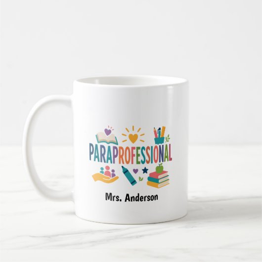 Mug Cadeau personnalisé pour paraprofessionnel (Gauche)