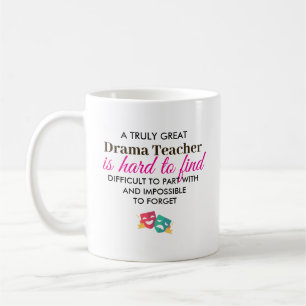 Mug Cadeau personnalisé pour professeur d'art dramatiq