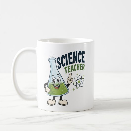 Mug Cadeau personnalisé pour professeur de sciences (Gauche)