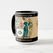 Mug Cadeau personnalisé pour vétérinaire (Devant gauche)