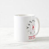 Mug Cadeau personnalisé Scorpio Zodiac Anniversaire (Devant droit)