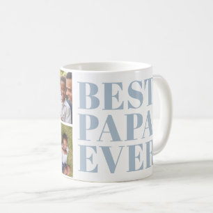 Mug Cadeau photo 3 Meilleur Papa Moderne Gras