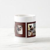Mug Cadeau photo de la famille des chats de Siamese (Centre)