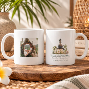Mug Cadeau photo de lune de miel personnalisé à Bali