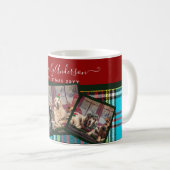 Mug CADEAU PHOTO DE NOËL - Anderson Tartan Collage (Devant droit)