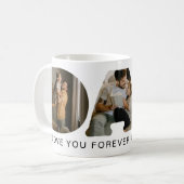 Mug Cadeau photo en forme de Papa (Devant gauche)