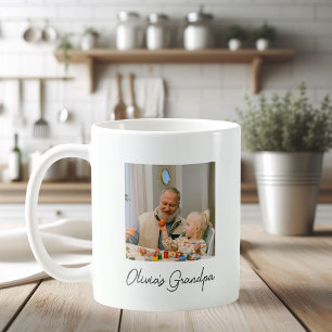 Mug Cadeau photo grand-père personnalisé