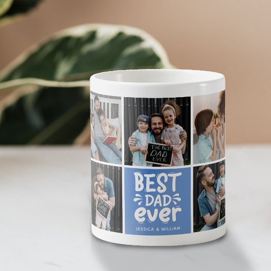 Mug Cadeau photo 'Meilleur papa du monde' 9 photos mod