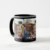 Mug Cadeau Photo Meilleur Papi du Monde (Devant gauche)
