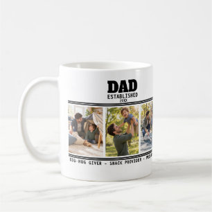 Mug Cadeau photo père-enfant établi par papa