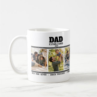 Mug Cadeau photo père-enfant établi par papa