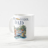Mug Cadeau photo pour papa Pêche Anniversaire (Devant gauche)