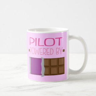 Mug Cadeau pilote de chocolat pour elle