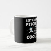 Mug Cadeau Pitcher à main gauche| Lefcher Pitcher Base (Devant gauche)