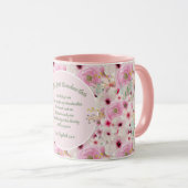 Mug CADEAU - Poèmes grand-mère de petits-enfants - PER (Devant droit)