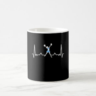 Mug Cadeau Pom-pom girl Heartbeat