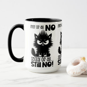 Mug Cadeau pour amateur de chat drôle avant tout