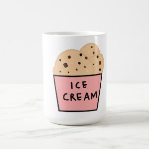 Mug Cadeau pour amateur de glace à la pâte à cookie au
