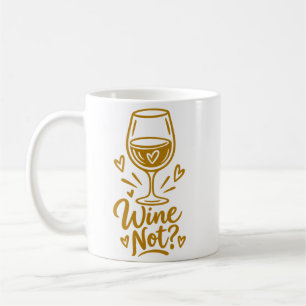 Mug Cadeau pour amateur de vin mignon pas de vin T-Shi
