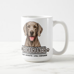 Mug 🐾 Cadeau pour amateur de Weimaraner 🐾