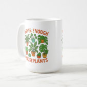 Mug Cadeau pour amateurs de plantes d'intérieur (Devant gauche)