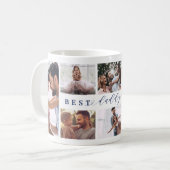 Mug Cadeau Pour Best Daddy Ever Famille Photo Collage  (Devant gauche)