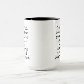 Mug Cadeau pour Boss, ce moment terrible quand vous ré (Centre)