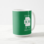 Mug Cadeau pour collègue - Freak dans les feuilles (Devant droit)