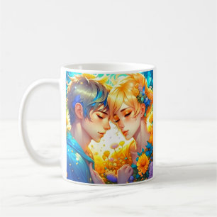 Mug Cadeau pour couple romantique Anime personnalisé
