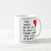 Mug cadeau pour cousins (Devant droit)