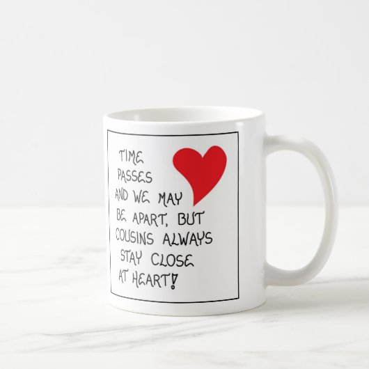Mug cadeau pour cousins (Droite)