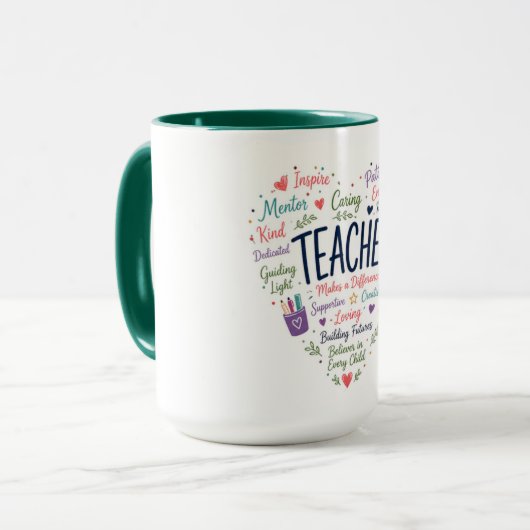 Mug Cadeau pour Enseignant (Devant gauche)