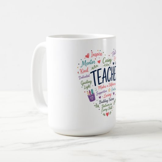Mug Cadeau pour Enseignant (Devant gauche)