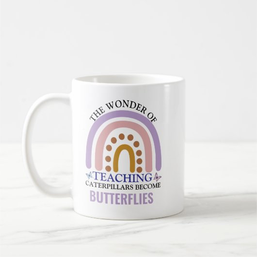 Mug Cadeau pour Enseignant Adorable – Rentrée Scol (Gauche)