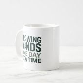Mug Cadeau pour enseignant Croissance des esprits un j (Devant gauche)