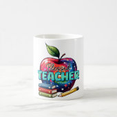 Mug Cadeau pour Enseignant | Enseignant Bienheureux (Centre)