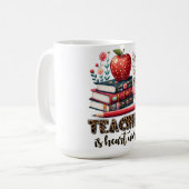Mug Cadeau pour Enseignant | Enseigner est une Affaire (Devant gauche)