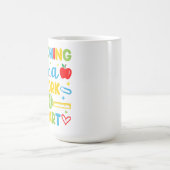 Mug Cadeau pour enseignant : enseigner est une œuvre d (Centre)