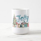 Mug Cadeau pour Enseignant | Joyeux Noël Enseignant Jo (Centre)