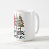 Mug Cadeau pour Enseignant | L'enseignant préféré du P (Devant droit)