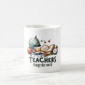 Mug Cadeau pour Enseignant | Les Enseignants Changent (Centre)