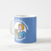 Mug Cadeau pour Enseignant. Meilleure Enseignante Fémi (Devant gauche)