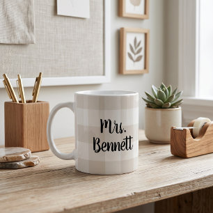 Mug Cadeau pour enseignant personnalisé avec motif car