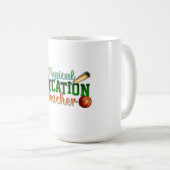 Mug Cadeau pour enseignant | Professeur d'éducation ph (Devant droit)